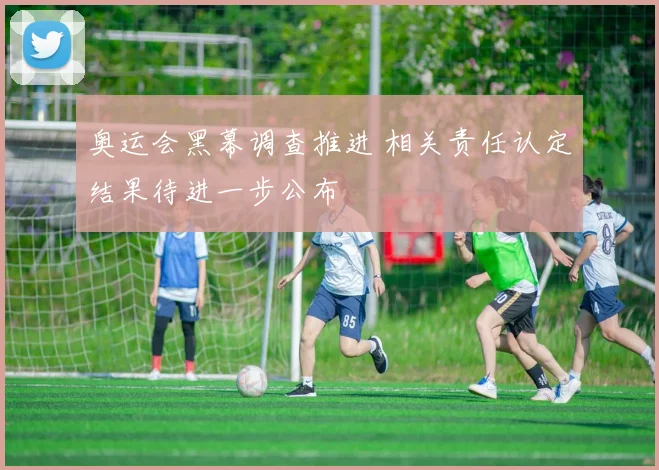 奥运会黑幕调查推进 相关责任认定结果待进一步公布